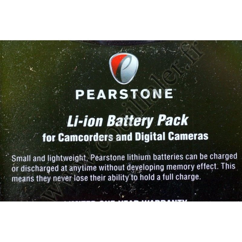 Battery Pearstone BPS-FT1 - Serie T - Sony NP-FT1 - Pearstone BPS-FT1