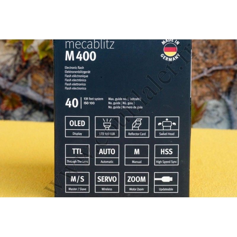 Flash externe Metz M400 - Sony MIS Multi-Interface Shoe - Compact mecablitz - Metz M400