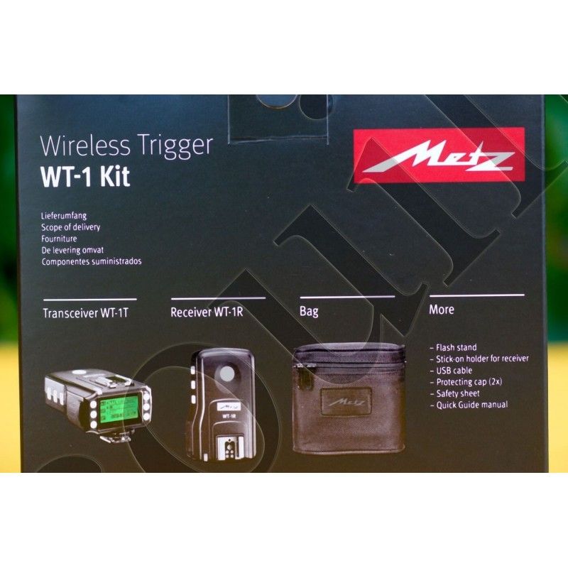 Wireless Flash trigger Metz WT-1 Kit Sony - Sony MIS Multi-Interface - TTL - Metz WT-1 Kit Sony
