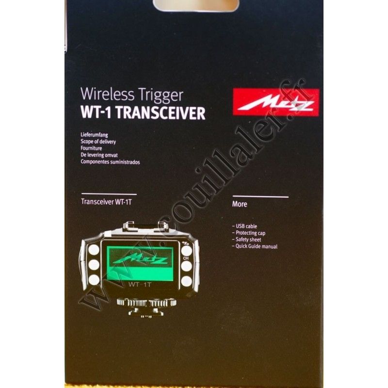 Transceiver Metz WT-1T - Wireless flash trigger - For Receiver Metz WT-1R - Metz WT-1T Sony