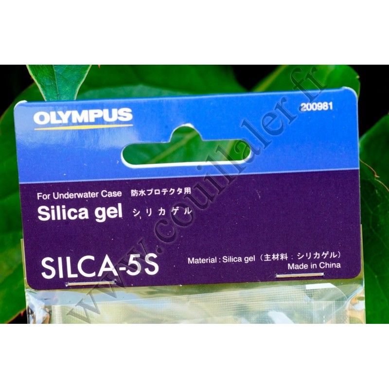 5 Sachets de gel dessicant Olympus Silca-5S - Caisson étanche, Protection humidité Appareil-photo, objectif - Olympus Silca-5S