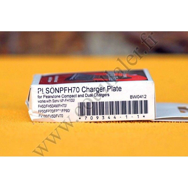 Plateau pour chargeur de batterie Pearstone PL-SONPFH70 - Sony NP-FV50 - Pearstone PL-SONPFH70