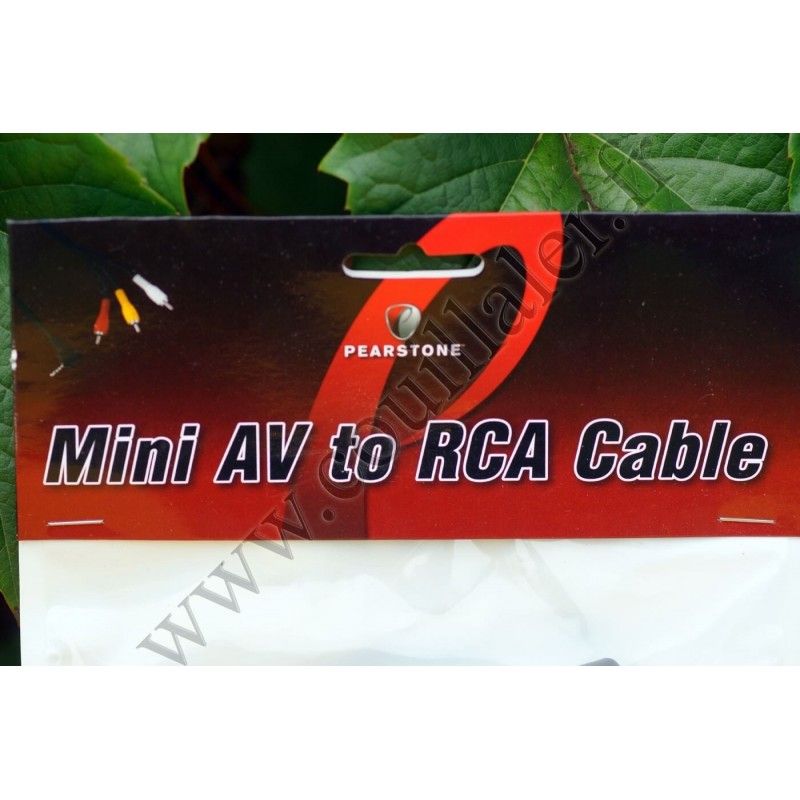 Audio-Video Cable Pearstone MAVC-106 - Minijack-RCA - Sony VMC-20FR - Pearstone MAVC-106