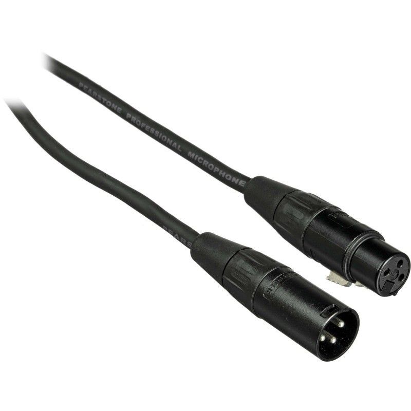 Pearstone PM-01- XLR Audio Cable Male-Female 3-Pin - 30cm - Pearstone PM-01