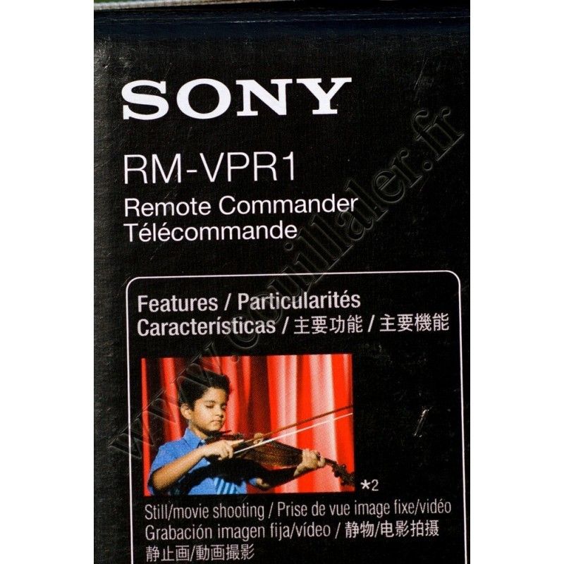 Télécommande Sony RM-VPR1 - Multi-Terminal - Vidéo Zoom - Sony RM-VPR1