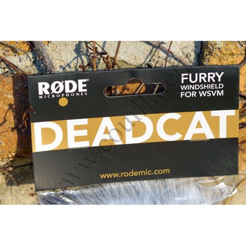 Fur Windshield Rode DeadCat for Røde VideoMic Rycote NTG1 NTG2 - Rode DeadCat