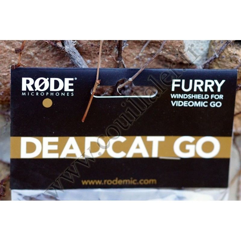Fourrure synthétique Rode DeadCat Go - pour Microphone Røde VideoMic Go - Rode DeadCat Go