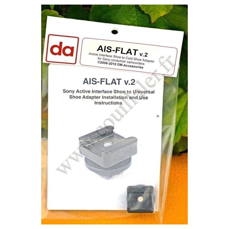 Adaptateur DM-Accessories AIS-FLAT Noir v2 Griffe porte-accessoire AIS Active Interface Shoe - DM-Accessories AIS-FLAT Noir v2