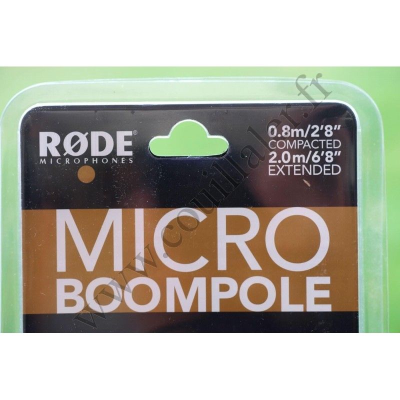 Perche téléscopique Rode Micro Boompole pour Microphone - Rode Micro Boompole