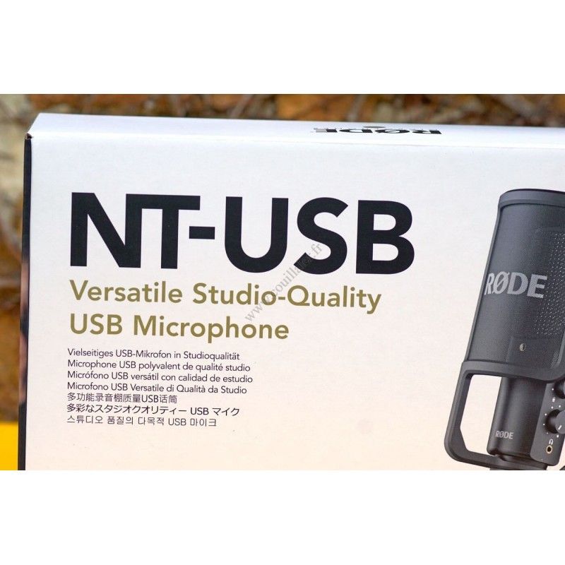 Microphone Rode NT-USB - Table Tripod Stand, Studio - PodCast, Broadcast - Rode NT-USB