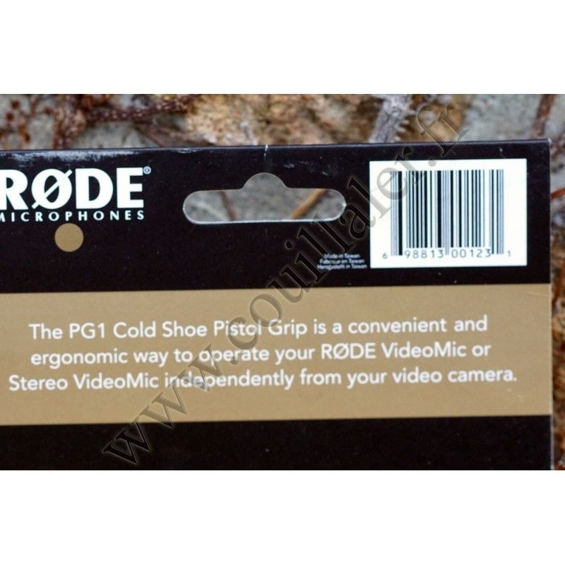 Poignée Grip Rode PG1 pour Microphones - Range câble, support trépied, perche - Rode PG1