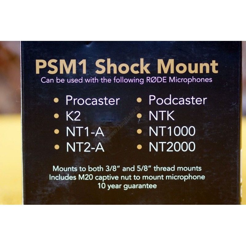 Support Microphone Rode PSM1 - Røde Procaster, BroadCaster, Podcaster - PSA1 DS1 - Rode PSM1