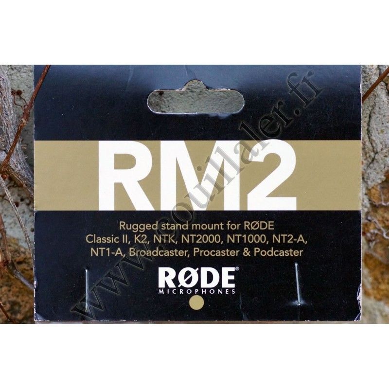 Support Rode RM2 pour microphones Røde NT1, NT2, Broadcaster, Podcaster et Procaster - Rode RM2