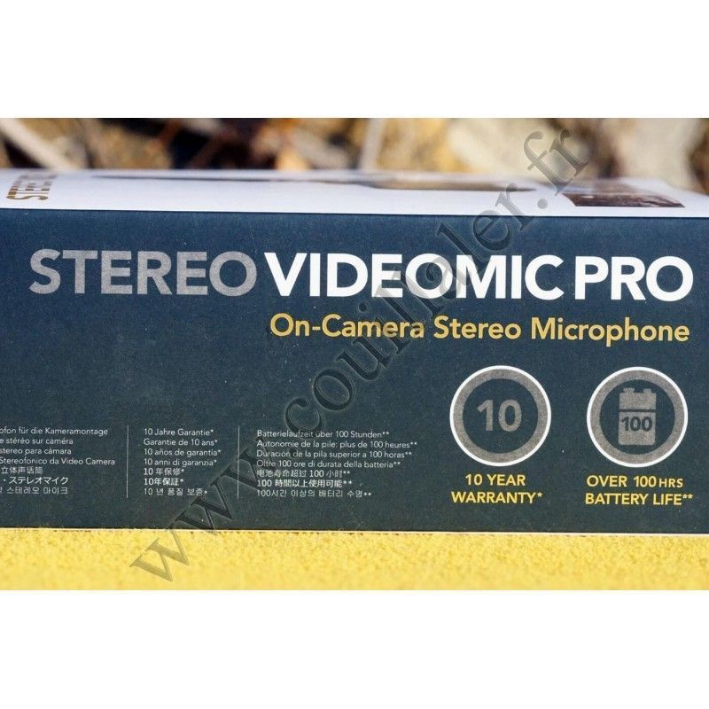 Microphone Rode Stereo VideoMic Pro - Røde DSLR Mic External - TRS Minijack 3.5mm - Rode Stereo VideoMic Pro
