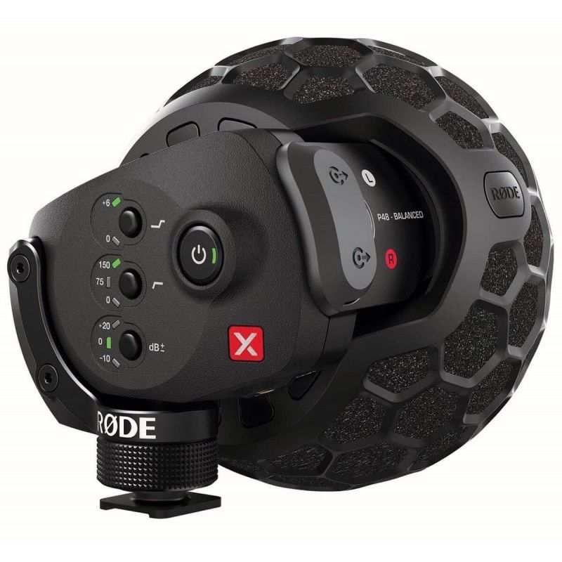 Microphone Rode Stereo VideoMic X - BroadCast XY Vidéo - suspension Rycote - Rode Stereo VideoMic X