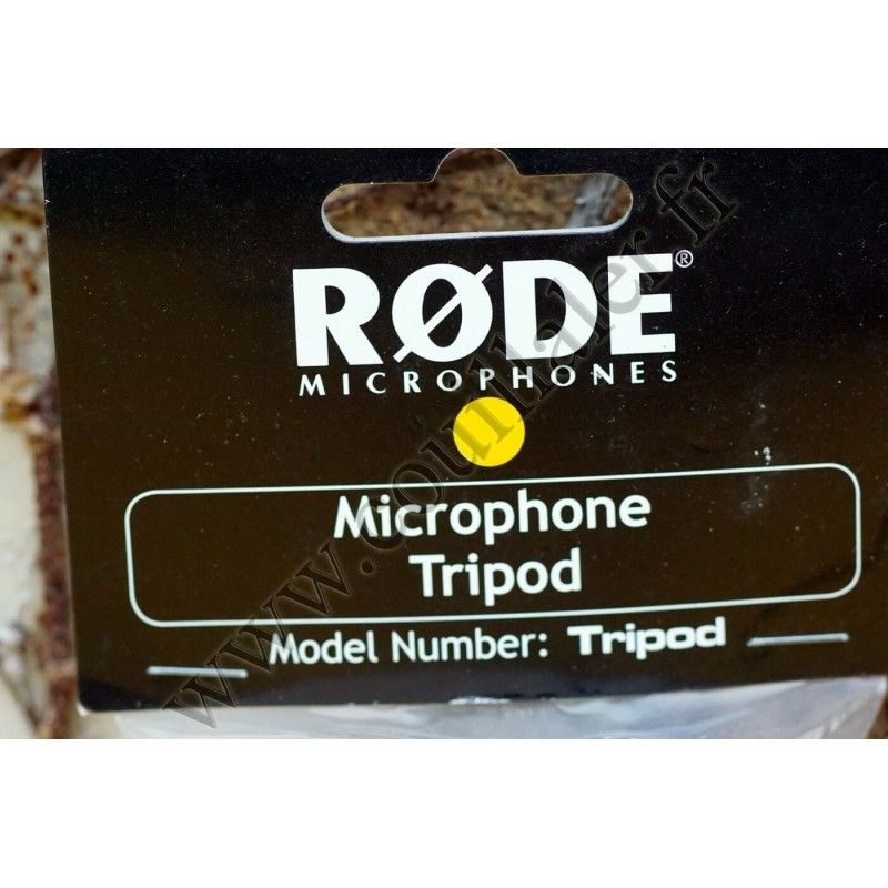 Trépied Rode Tripod - Mini trépied Photo Caméscope Microphone - Métal - Rode Tripod