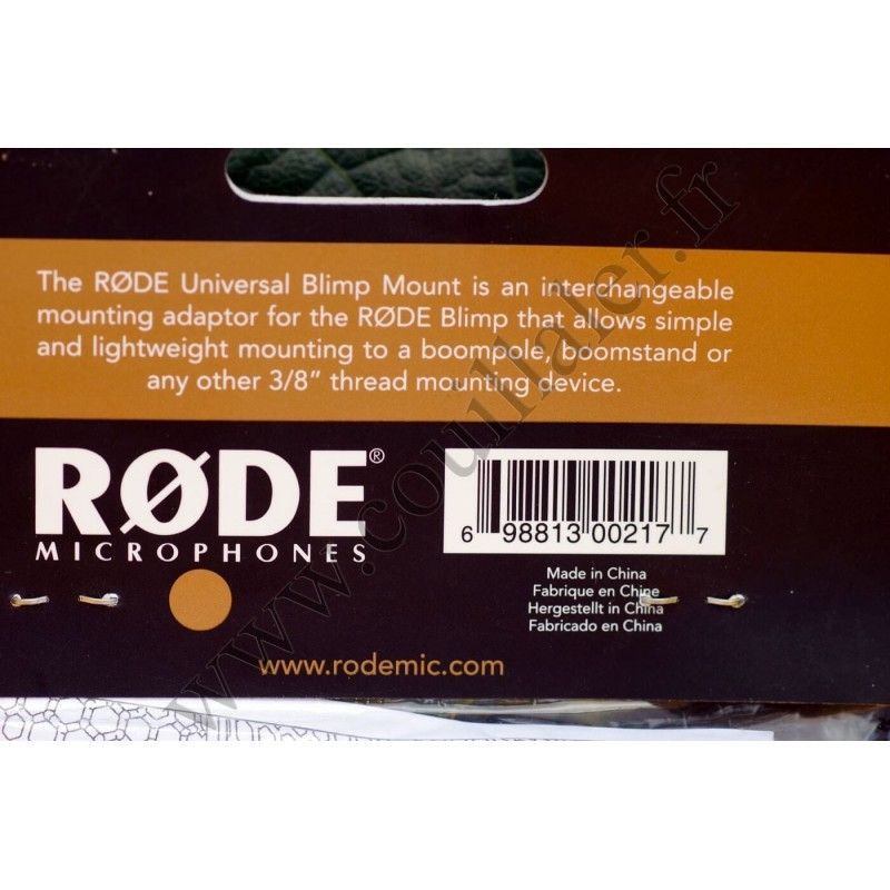 Monture Rode Universal Blimp Mount - Support Microphone - Rode Universal Blimp Mount