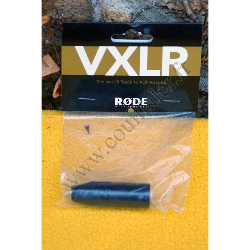 Adaptateur Rode VXLR - XLR 3 broches mâle 3-Pin- MiniJack 3.5mm TRS femelle - Rode VXLR