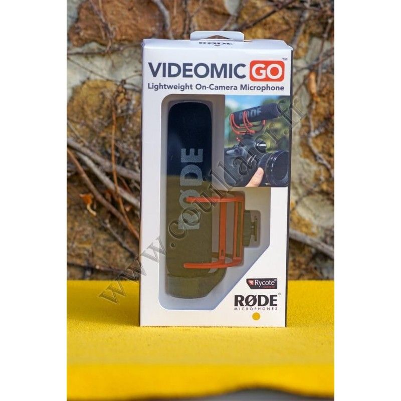 Microphone Rode VideoMic Go - Suspension Rycote - Minijack 3.5mm - Rode VideoMic Go