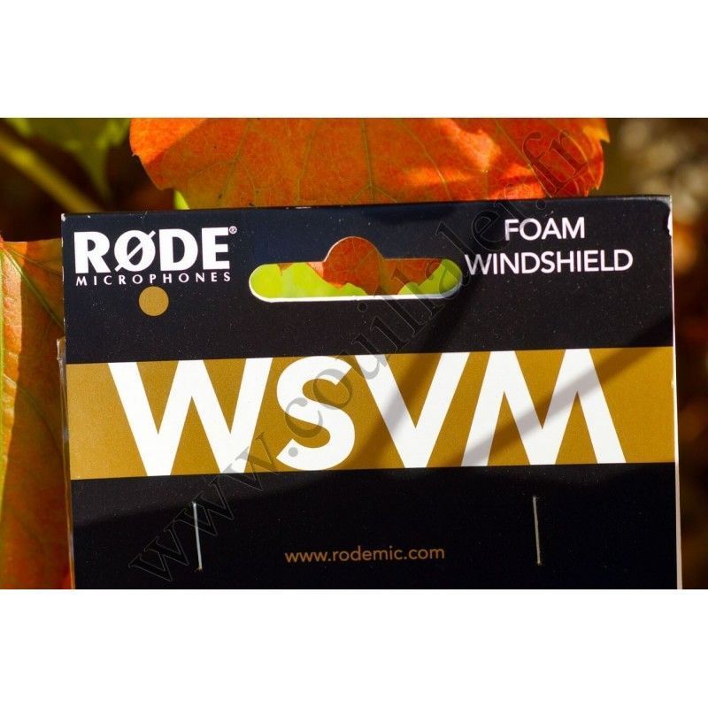 Bonnette anti-vent Røde WSVM - Mousse pour microphone Rode NTG - Rode WSVM