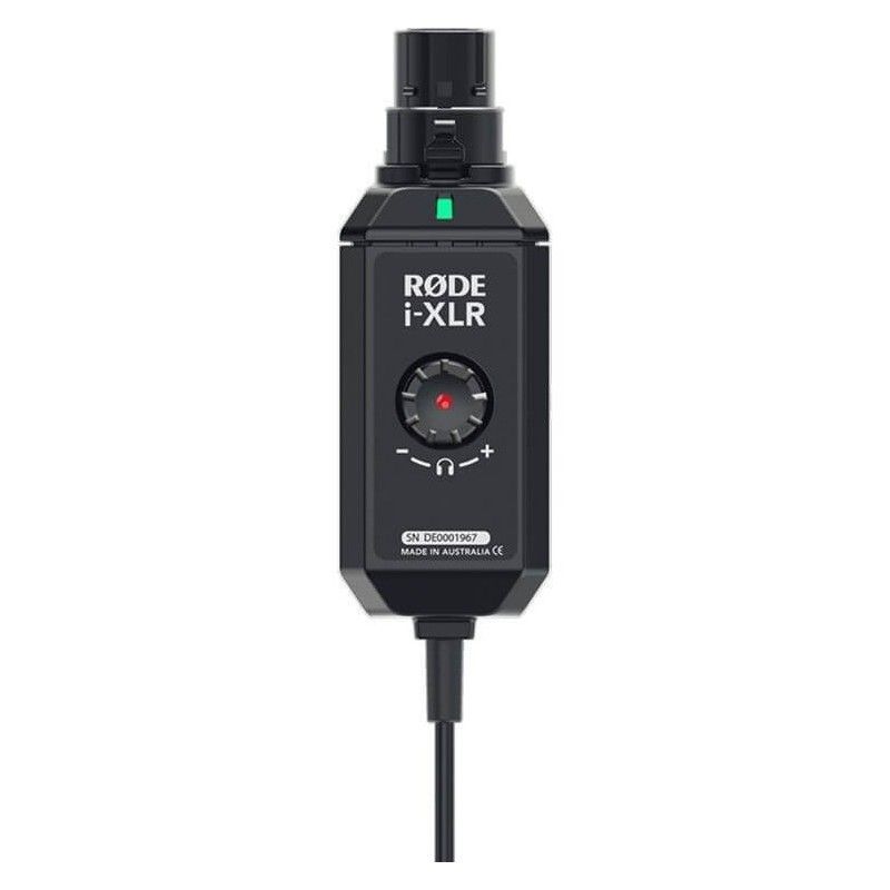 XLR Handheld microphone Rode i-XLR adaptor - IOS iPhone Mic - Smartphone - Rode i-XLR
