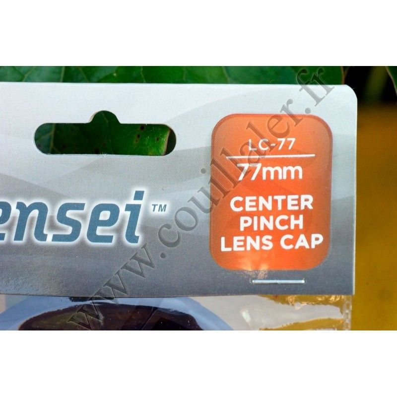 Cache avant Sensei LC-77 - Capuchon Protège objectif 77mm - Protection lentille verre - Sensei LC-77