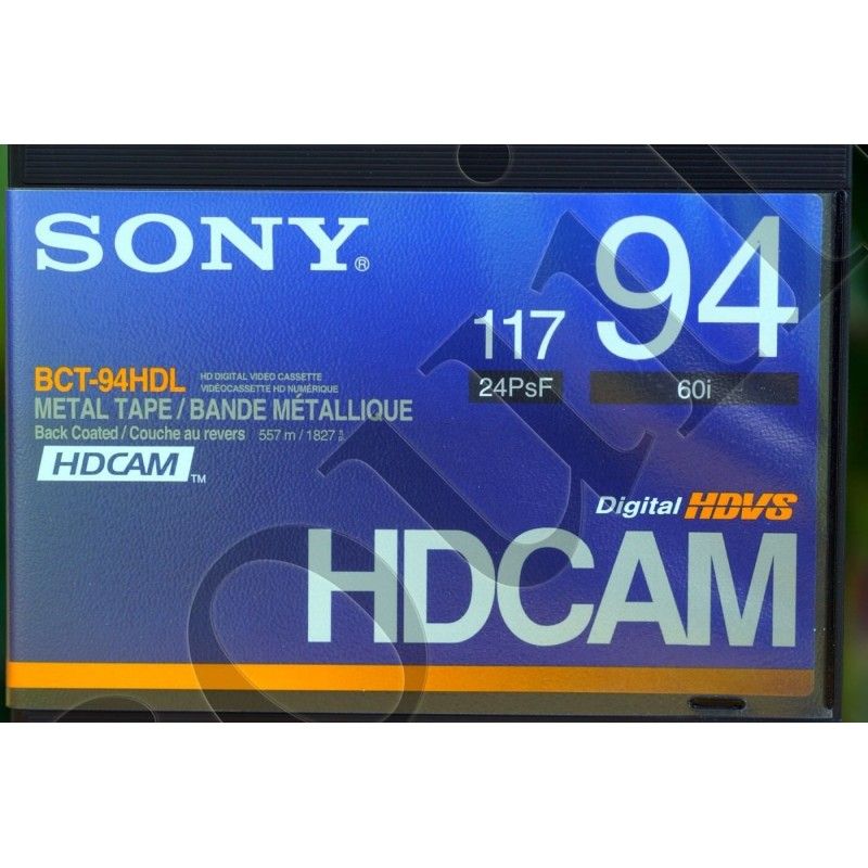 bct-94hdl Sony HDCAM Tape 94 Minuten