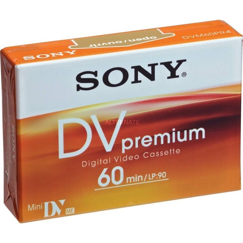 MiniDV Tape Sony DVM-60PR - Camcorder Premium Mini-DV - Sony DVM-60PR