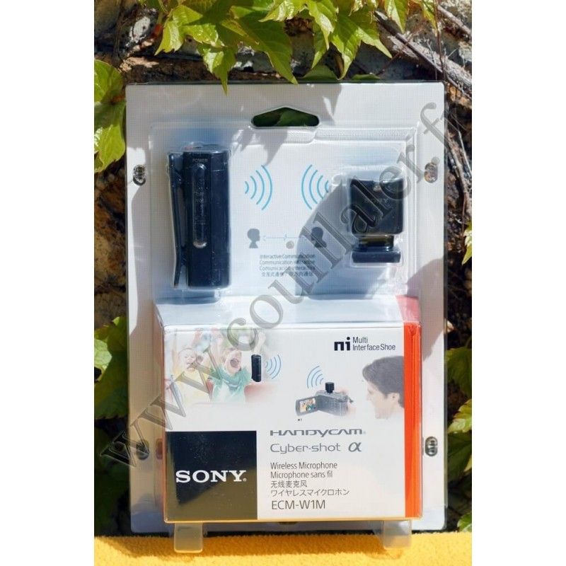 Microphone sans-fil Buetooth Sony ECM-W1M - Griffe MIS Multi-Interface Shoe - Sony ECM-W1M