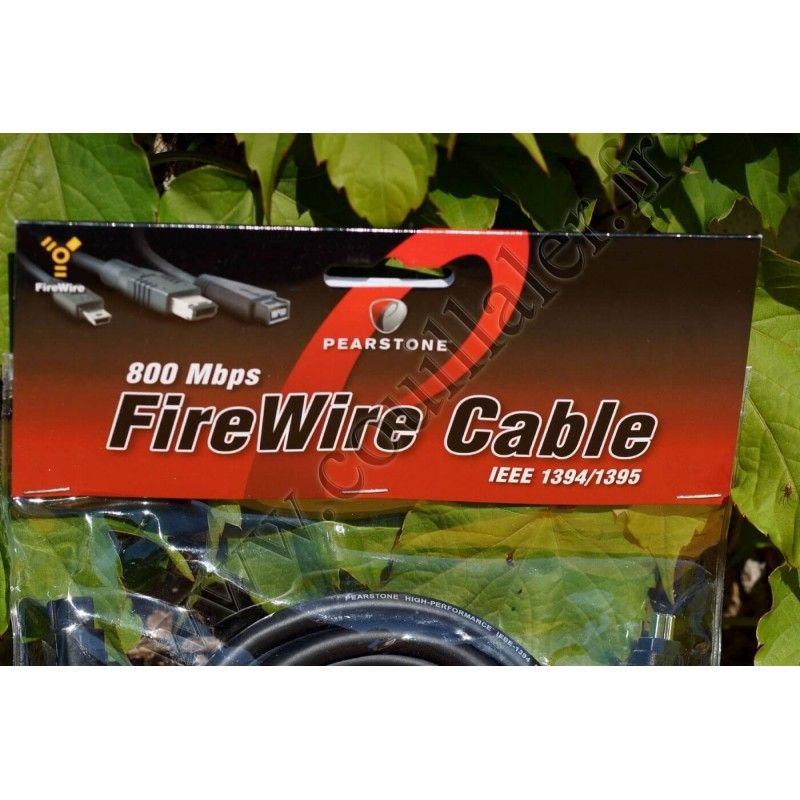 Câble Firewire i.Link Pearstone FW-9406 - 800Mo 9-4 - 9 broches 4 broches - 9-pin 4-pin - Pearstone FW-9406