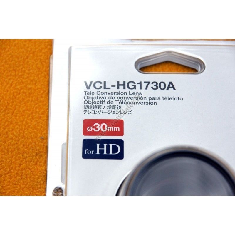 Converter Zoom Sony VCL-HG1730A - 30mm Cacmorder Handycam - Sony VCL-HG1730A