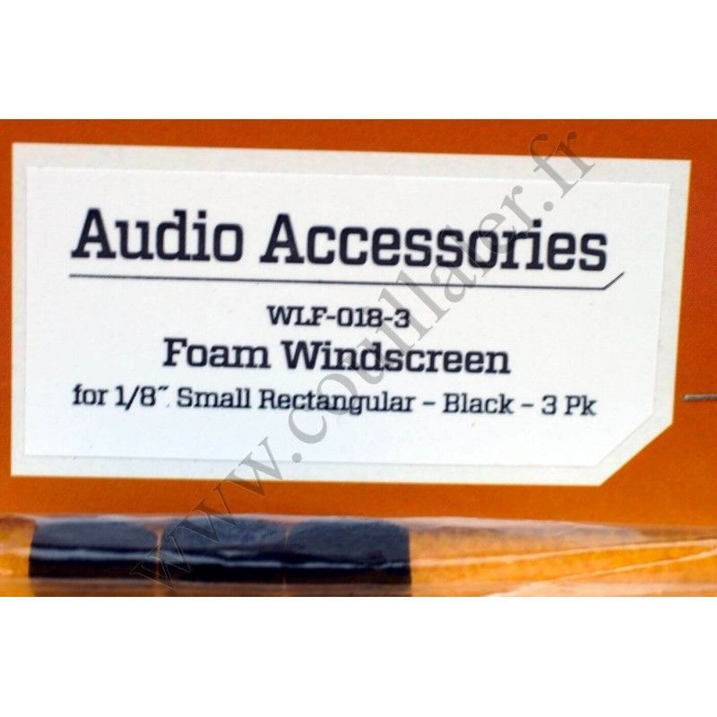 Microphone Foam Windshield Kit Auray WLF-018-3 for Sony ECM-77 - Auray WLF-018-3