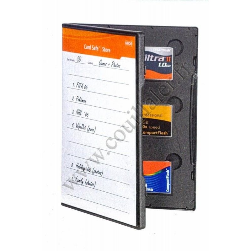 Memory Card storage Box Gepe Card Safe Store CF 3020 - Gepe Card Safe Store CF 3020