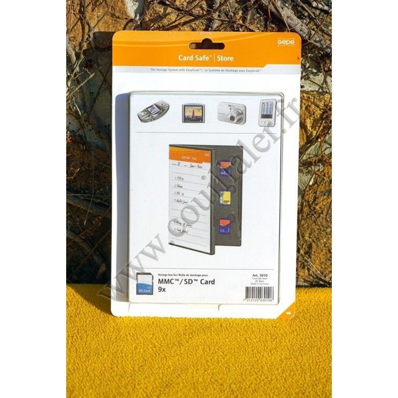 Boîte de rangement rigide carte-mémoire Gepe Card Safe Store SD 3010 - Gepe Card Safe Store SD 3010