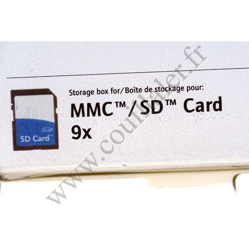 Boîte de rangement rigide carte-mémoire Gepe Card Safe Store SD 3010 - Gepe Card Safe Store SD 3010