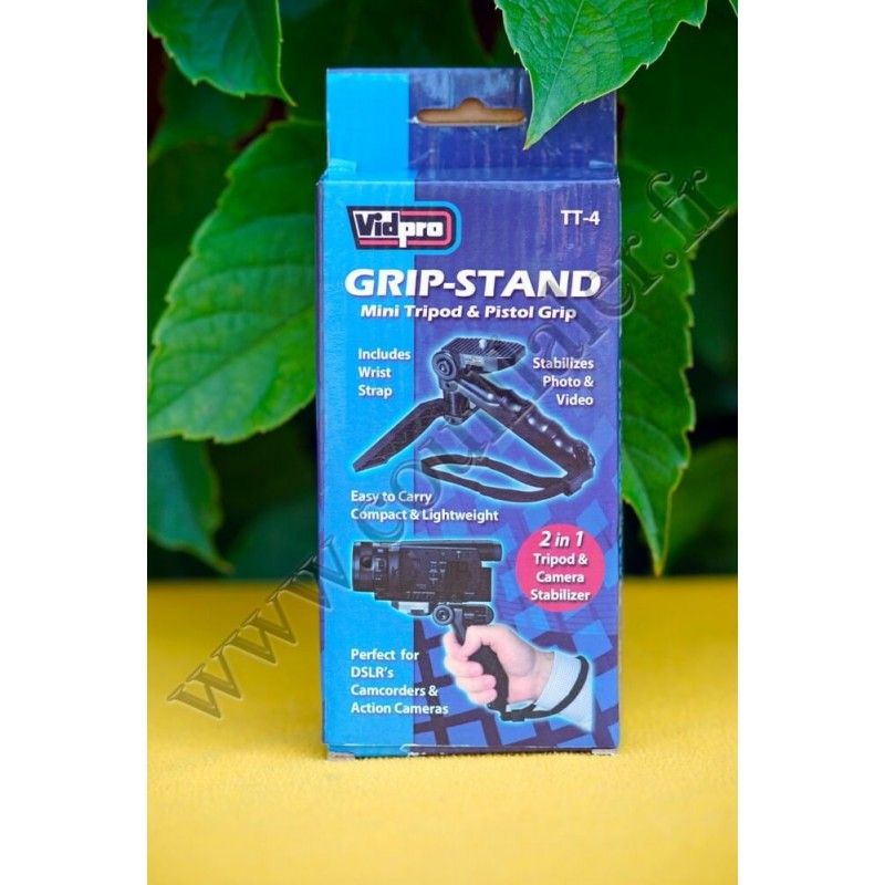 Kit Poignée Grip et trépied de table VidPro TT-4 - VidPro TT-4