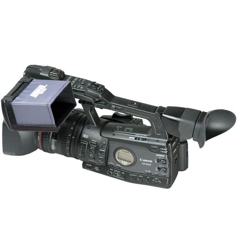 LCD Hood Hoodman HD-450 for LCD screen camcorder 4" - 16/9 - Hoodman HD-450