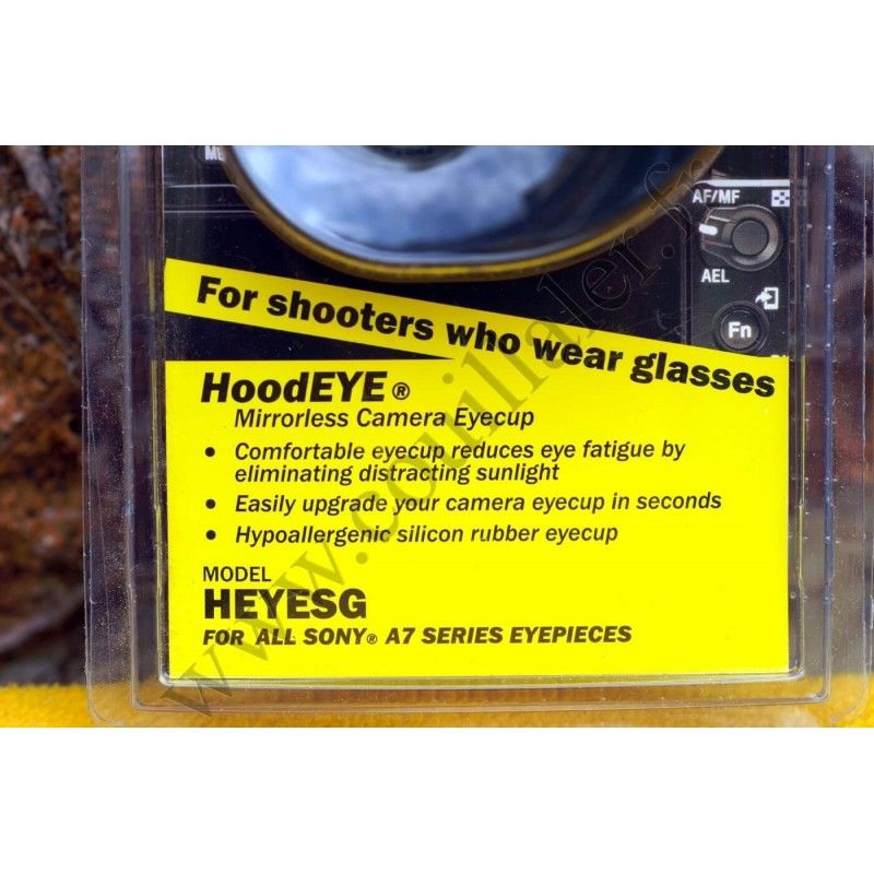 Oeilleton Hoodman HoodEYE HEYESG - Compatible Lunettes - pour Sony Alpha a7 Série, a9 et SLT-A99 - Hoodman HoodEYE HEYESG
