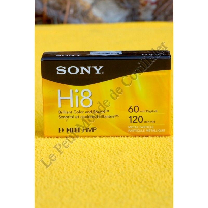 Hi8 Tape Sony 6120HMPR/4 - 120min - Digital8 - Metal Particle - PAL NTSC - Sony 6120HMPR