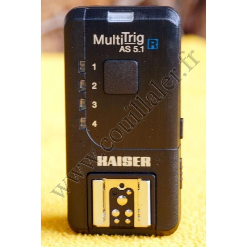 Kit de déclenchement sans-fil pour flash Kaiser MultiTrig AS 5.1 Set Xtra - Emetteur Récepteur - Kaiser MultiTrig AS 5.1 Set ...