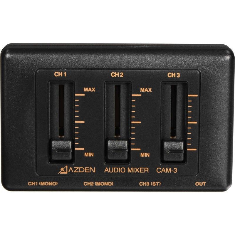 Audio Mixer Azden CAM-3 - Camcorder and camera Microphone interfaces - Azden CAM-3