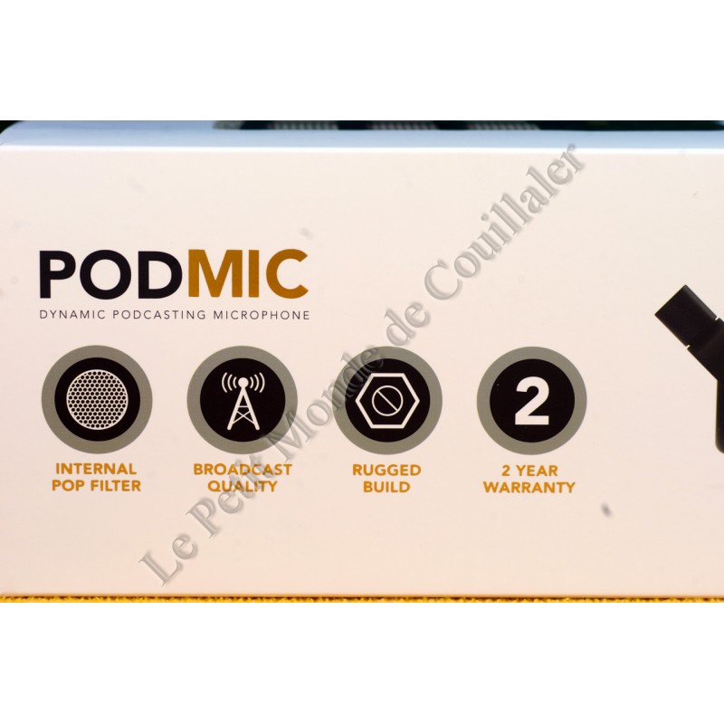 Microphone Røde PodMic for Podcast - Dynamic Voice Micro Recordings - Røde PodMic