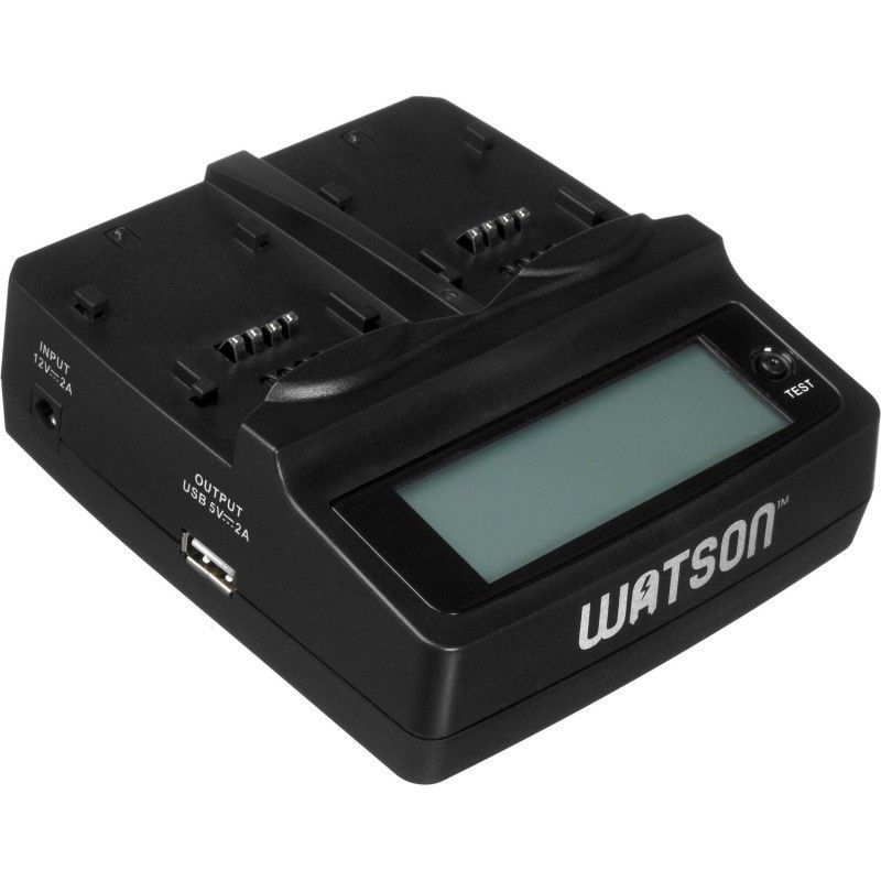 Double Battery Charger Watson Duo D-4237 - Serie Z Sony NP-FZ100 - Universal - BW0418 - Watson D-4237