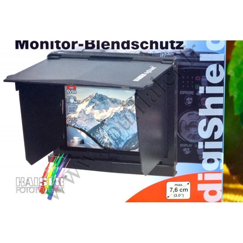 Pare-soleil Kaiser digiShield3 6055 - écran LCD appareil-photo compact - Kaiser digiShield3 6055