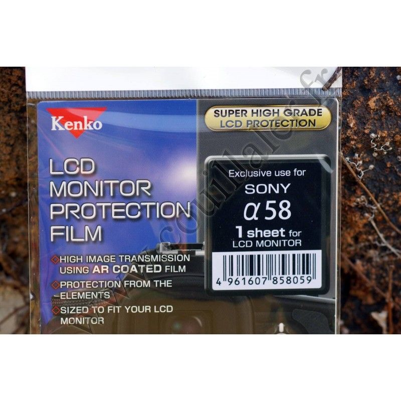 Film de protection Kenko LCD-S-58 pour écran LCD Sony SLT-A58 DSLR Alpha a58 - Kenko LCD-S-58