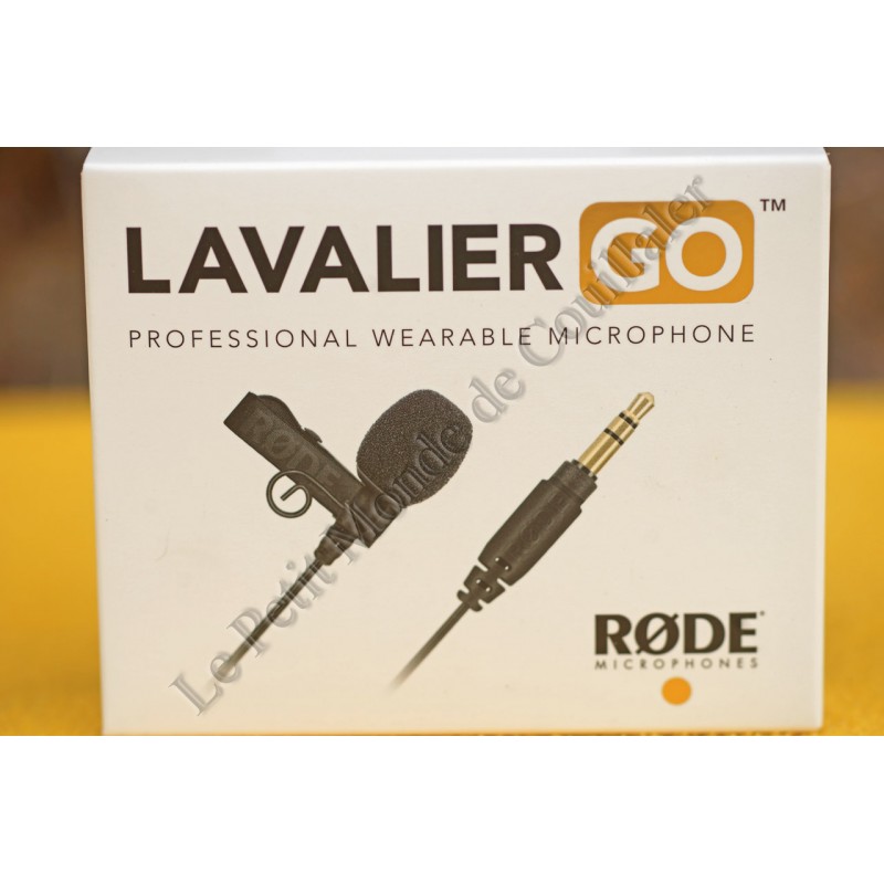 Microphone Røde Lavalier Go - Micro cravate pour pour Wireless Go - Interview, reportage - Røde Lavalier Go