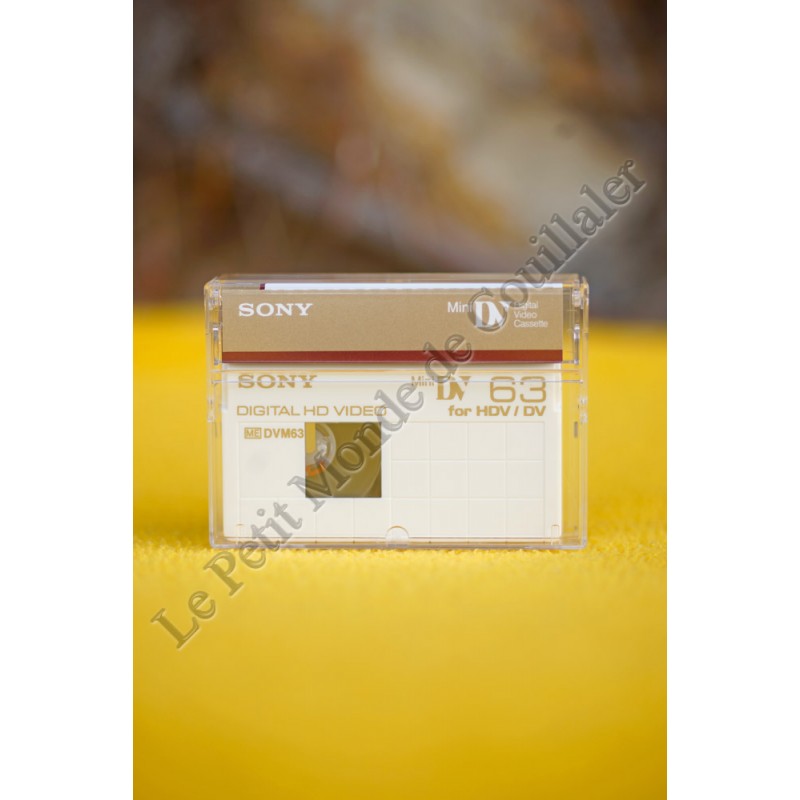 MiniDV Tape Sony DVM-63HD - Camcorder HD Mini-DV - Sony DVM-63HD