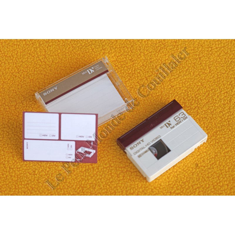 Cassette MiniDV Sony DVM-63HD - HD Mini-DV Caméscope - Sony DVM-63HD