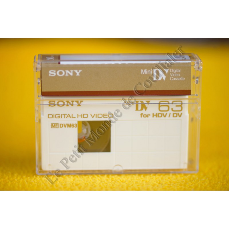 Pack 5 MiniDV Tapes Sony DVM-63HD - Camcorder HD Mini-DV - Sony DVM-63HD - Pack 5
