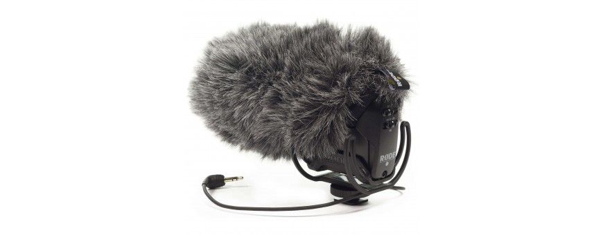 Microphone Foam and Fur Windscreens for Sony or Røde external and internal mics - Photo-Video - couillaler. com